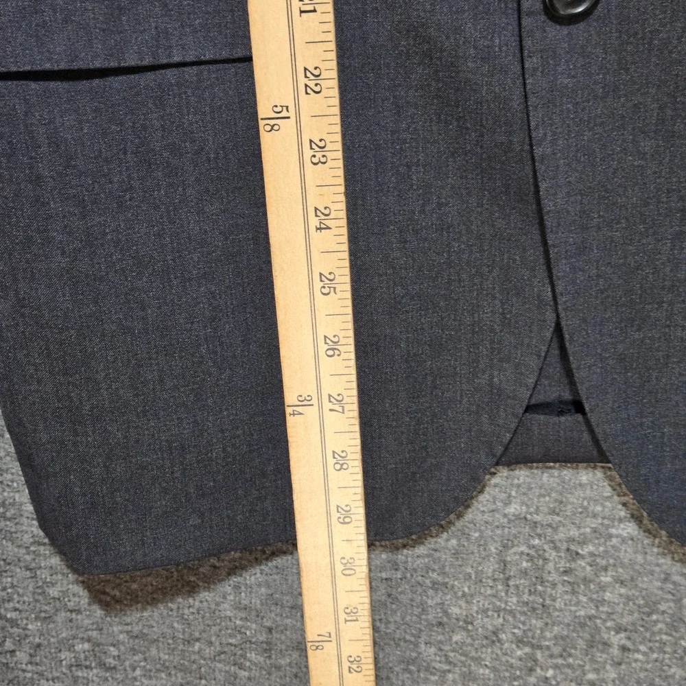 Brooks Brothers Milano Reda Brookscool Unstructured Blazer Charcoal Gray Sz 40S